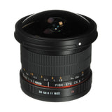 Rokinon HD8M-NEX - Lente Ojo de pez HD de 8 mm f/3.5 con Capucha extraíble para Sony E-Mount DSLR