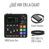 RØDECaster Duo Solución de producción todo en uno para podcasts, streaming, producción musical y creación de contenidos