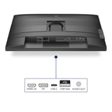 Philips 27B2U4601 Monitor 27 Pulgadas QHD, 120Hz, IPS, 4 ms GtG, Adaptive Sync., Altura Ajustable, Altavoces (2560x1440, 1x HDMI 2.0, 1x DP 1.4, USB-Hub), Gris Oscuro