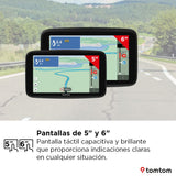 TomTom GPS Coche GO Classic Lite (5", información de tráfico y Alerta de radares, actualizaciones de mapas de Europa Mediante Wi-Fi y Soporte Reversible Integrado)