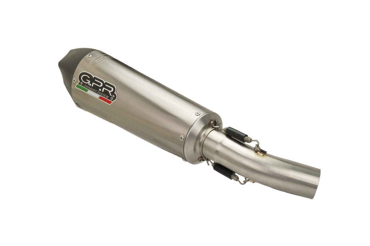 Gpr Italia Co.y.187.Cat.gpan.To sistema completo homologado y catalizzato Yamaha MT-09 TRACER/FJ-09 Tracer 2015/17 posición baja/Low Position Kit Gpe Anniversary Titanium
