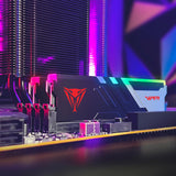 Memoria Patriot Viper Venom RGB DDR5 de 32 GB (2 x 16 GB) a 6400 MHz UDIMM para Juegos de Escritorio - Kit de Memoria PVVR532G640C32K