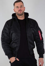ALPHA INDUSTRIES MA-1 ZH Back Print jackets 128113 285-black/reflective