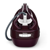 Tefal GV9810 Pro Express Vision - Plancha de vapor con luz LED inteligente en la plancha, potente presión de 8,3 bares, vapor de 180 g/min, 680 g/min de vapor extra, sistema antical, color rojo y
