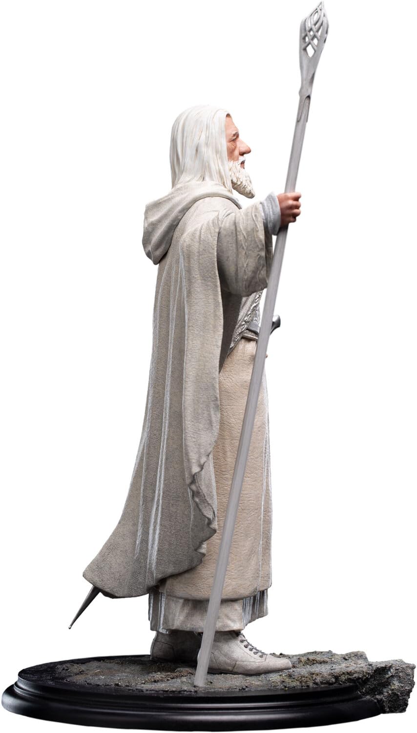 Weta Workshop - Trilogía del Señor de los Anillos - Serie clásica - Estatua de Gandalf The White Polystone