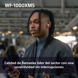 Sony WF-1000XM5 Auriculares In-Ear Inalámbricos, Noise Cancelling, Bluetooth, Micrófono, hasta 24 Horas de Batería, Carga Rápida, IPX4, Alexa y Google Assistant, iOS y Android, Rosa Palo