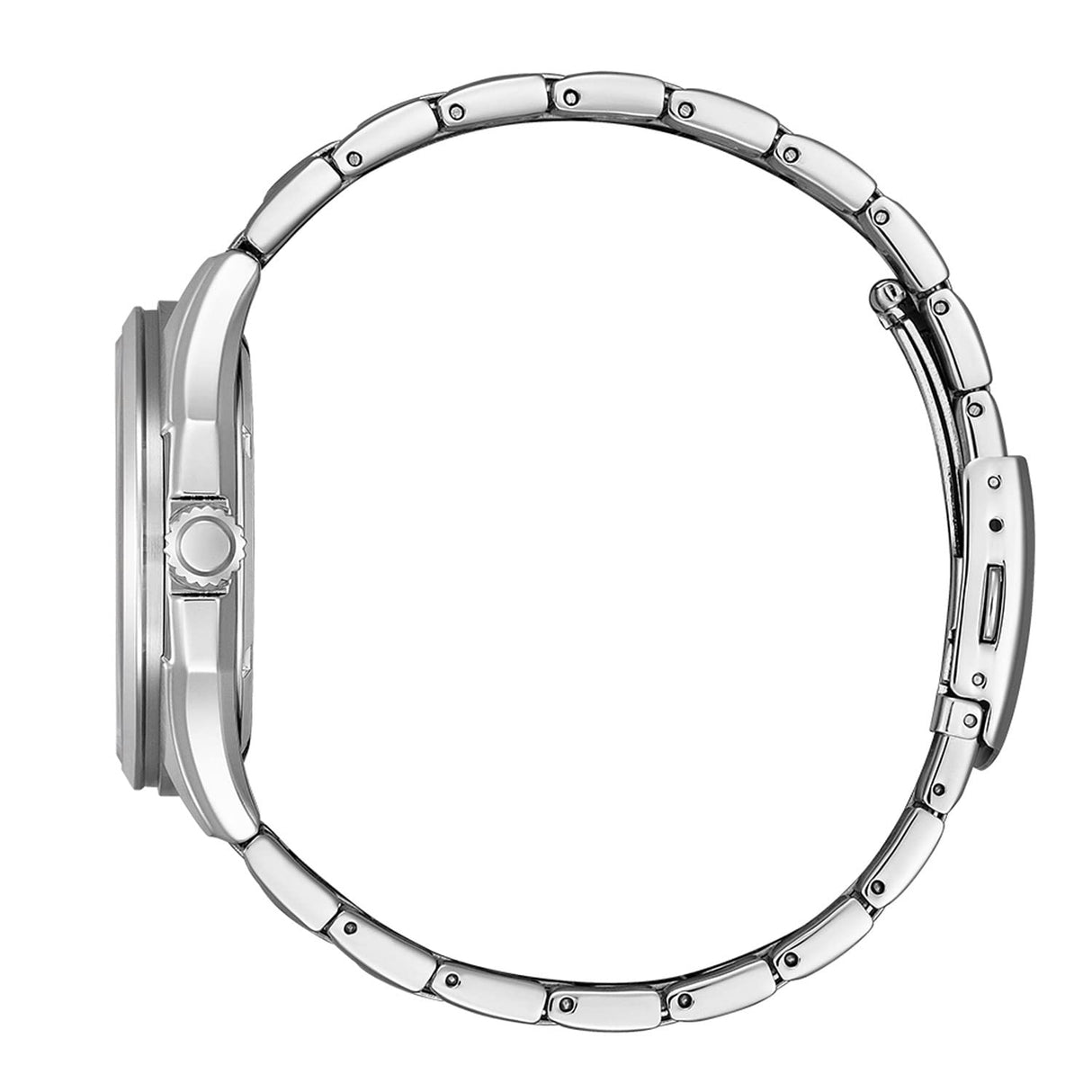 Citizen Reloj Analógico para Hombres de Cuarzo japonés con Correa en Acero Inoxidable AW1750-85E