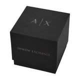 Armani Exchange Orologio da donna, Movimento cronografo al quarzo e cassa da 36 mm con cinturino in acciaio inossidabile, Tono plateado y tono oro rosa