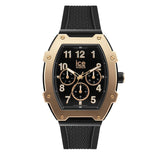 ICE-WATCH - Ice boliday Black Rose-Gold - Reloj Negro para Hombre con Correa de Silicona - 023315 (Medium)