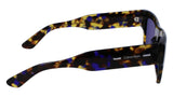 Calvin Klein Unisex Adult Sunglasses CK23504S - Havana Blue with Blue Solid W Gold Flash Ar Green Lens