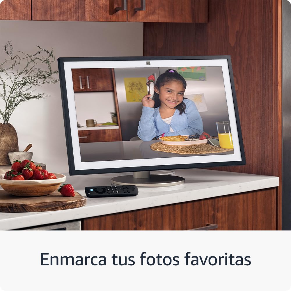 Amazon Echo Show 15 | Pantalla inteligente Full HD de 15,6", con Alexa, Fire TV integrado y mando por voz Alexa