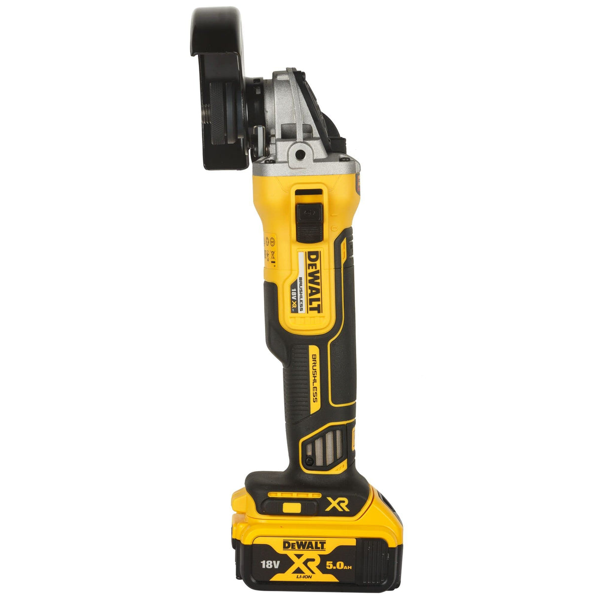 DEWALT DCG405P3-QW - 125mm Cordless Grinder 18V 3 Batteries 5.0 Ah Charger and TSTAK Case