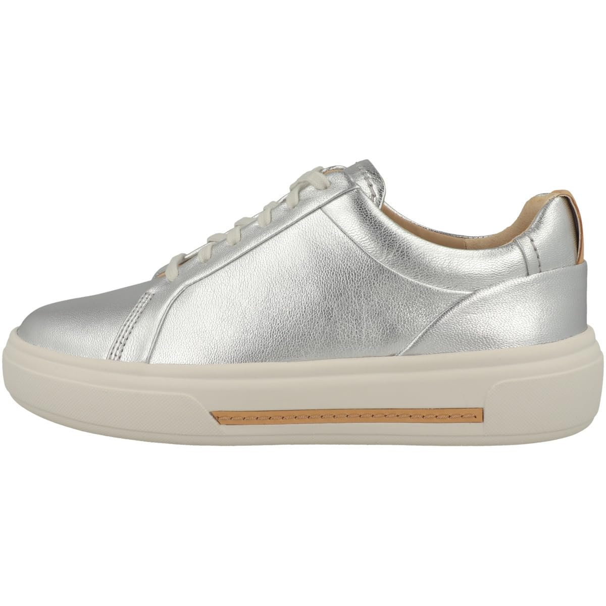 Clarks 261763084, Zapatillas Mujer, Off White Lea, 42 EU