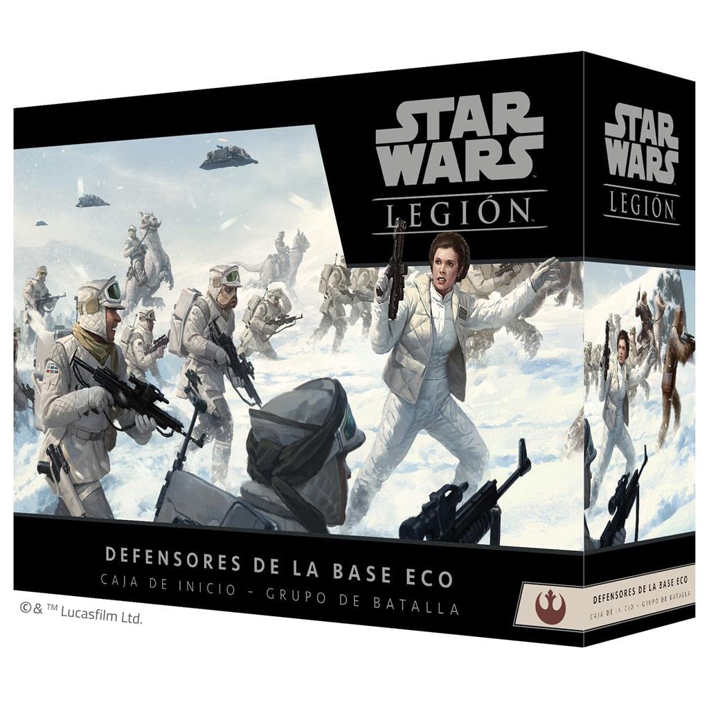 Star Wars - Atomic Mass Games Star Wars Legion - Defensores de la Base Eco - Juego de Miniaturas en Español, SWL122ES