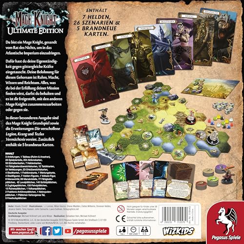 Pegasus Spiele 51844G Mage Knight Ultimate Edition