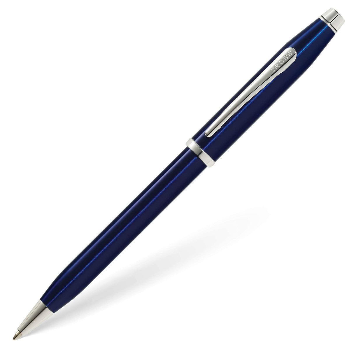 CROSS Century II - Bolígrafo lacado azul con punta cromada