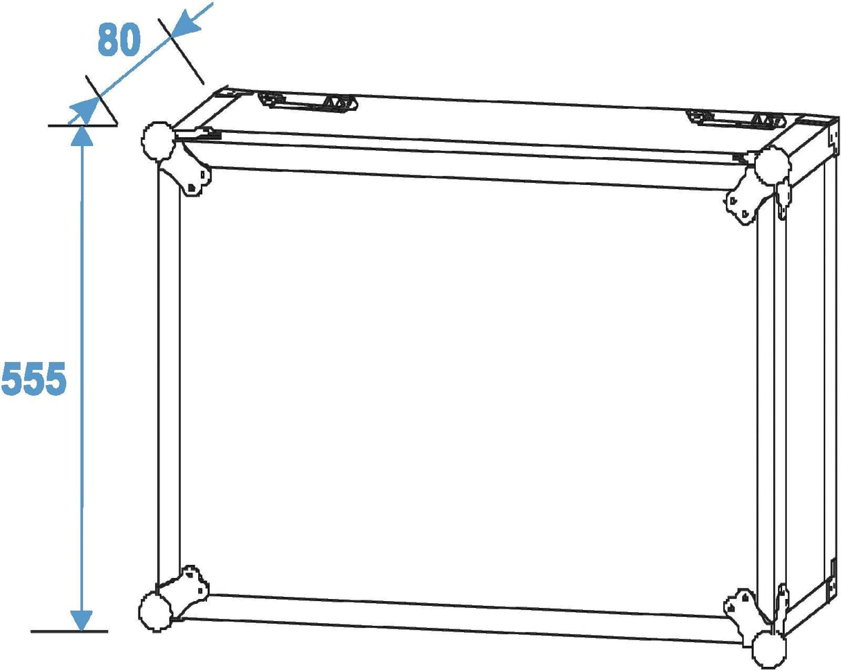 ROADINGER Rack Profi 10U 45cm con ruedas