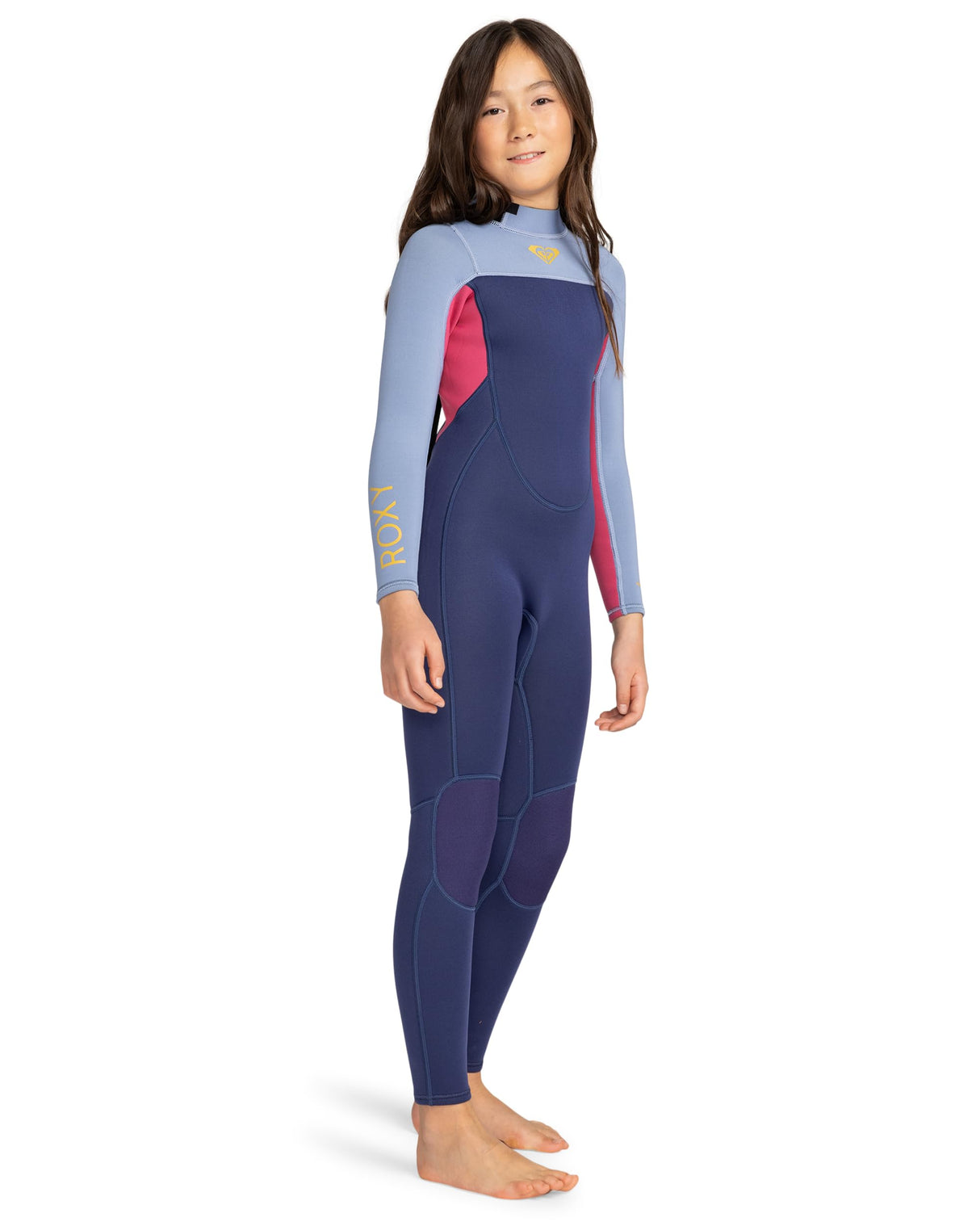Roxy 3/2 Prologue Girl BZ FLT Trajes de Neopreno, Dark Denim, Estándar Niña