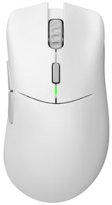 Glorious Gaming Model D 2 Pro 4K/8K Ratón Gaming inalámbrico - 2,4 GHz 1 ms de retardo, sondeo 4K/8K, 100M clics, 62 g superligero, Gran batería, Sensor PPP 26K, RGB, ergonómico, 6 Botones - Blanco