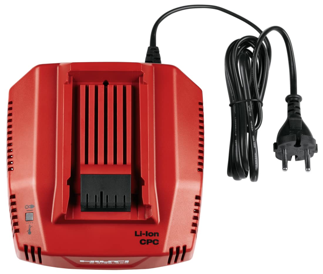 Hilti 2028875 Cargador rápido batería de Ion Litio C 4/36-350 230V (Compatible con 12 V, 14 V, 22 V y 36 V. Salida 9 A y 350 W. En Caja)