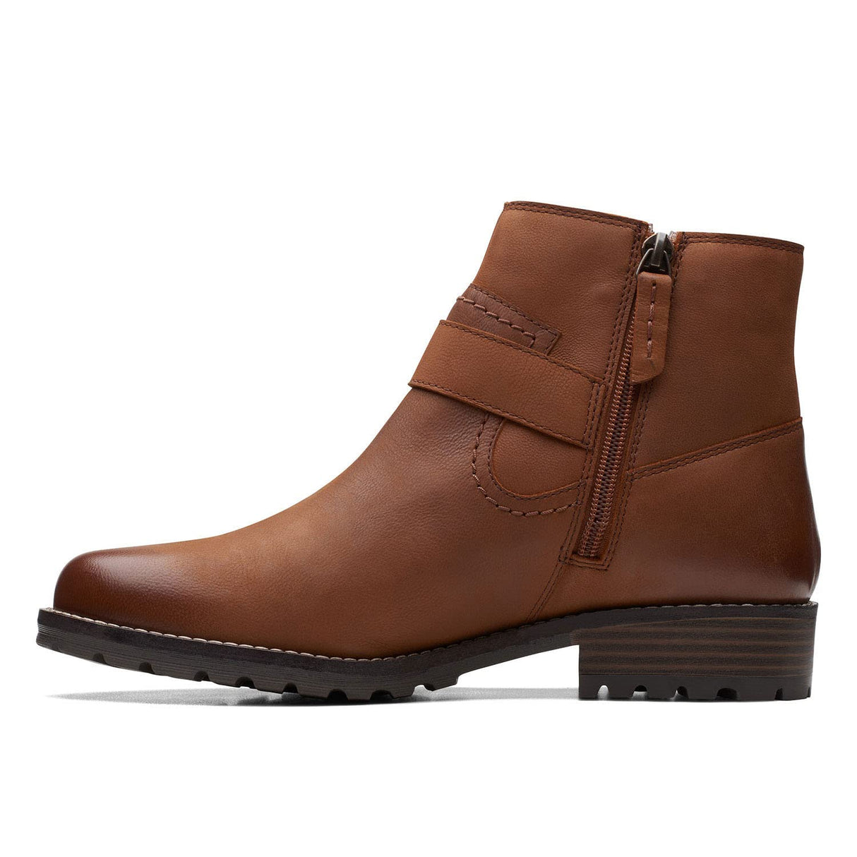 Clarks Clarkwell Strap, Botas de Moda Mujer, marrón, 40 EU