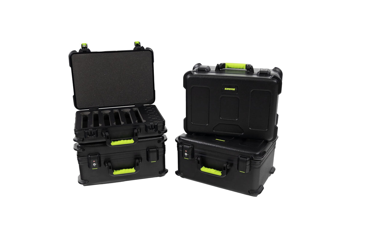 Shure By Gator - SH-MICCASEW06 - estuche para 6 micrófonos wireless Shure
