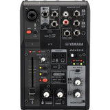 Yamaha AG03MK2 Mezclador de Transmisión en Vivo de 3 Canales con Interfaz de Audio USB, para Windows, Mac, iOS y Android, en Negro