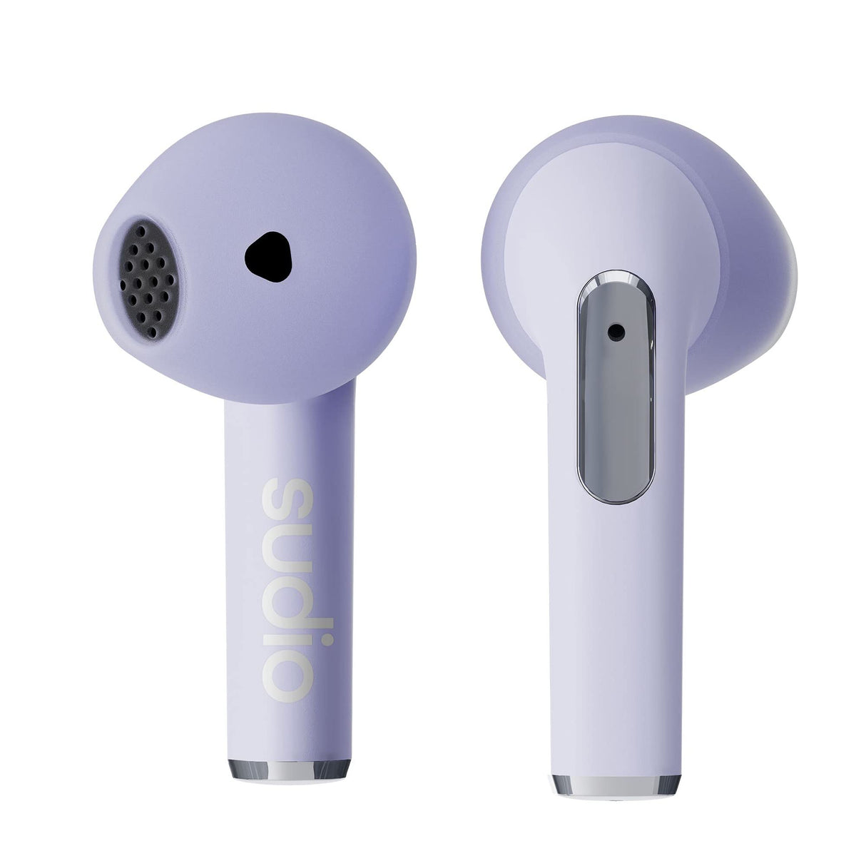 Sudio N2 Purple Haze - True Wireless Bluetooth Open-Ear Earbuds,Multipoint-Connection,Micrófono Integrado para Llamadas, 30 Horas de batería con Funda de Carga, IPX4 Resistente al Agua, USB-C y Carga