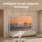 【Sound by J&Built-in Battery】 WiFi Bluetooth,Yaber T2 Proyector Full HD 1080P Nativo,Auto Enfoque/Keystone, 2,5H Vídeo Proyector Cine en Casa/Exterior para Movil/iOS/Android (K.H.)