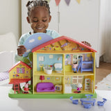 Peppa Pig Peppa’s Adventures Peppa's Playtime to Bedtime House Pre-school Toy, Speech, Light and Sounds, Ages 3 and Up , Red