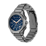Armani Exchange Orologio da uomo, Movimento cronografo al quarzo e cassa da 42 mm con cinturino in Acciaio inossidabile