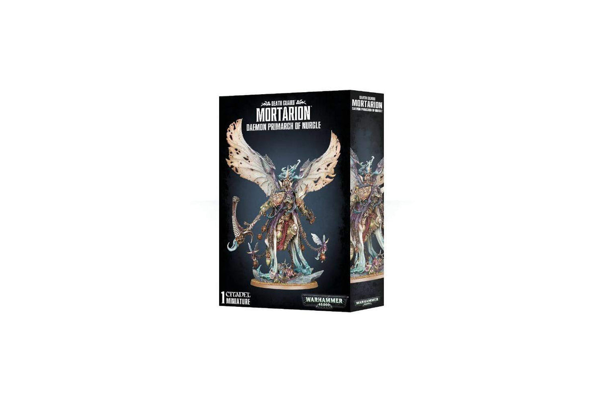 Games Workshop 991000000988 en Mortarion de la Guardia de la Muerte: Daemon Primarch of Nurgle Game, Negro para 5 años a 99 años
