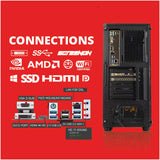 ScreenOn - Ryzen 7 5700G - 500GB SSD - RTX 3060 - Game PC A40133 - WiFi - Windows 11 Pro