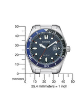 Citizen Reloj Analógico para Hombres de Cuarzo con Correa en Acero Inoxidable AW1761-89L