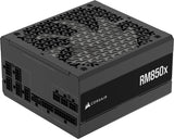 CORSAIR RM850x Fuente de Alimentación ATX Totalmente Modular de Bajo Ruido – Compatible con ATX 3.1 – Compatible con PCIe 5.1 – Eficiencia Cybenetics Gold – Conector 12V–2x6 Nativo – Negro