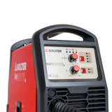 Solter - Máquina de Soldadura Inverter SOLMIG-170, Multiproceso MIG/MAG y Electrodo, 230V, Soldadura con y sin Gas, Ajuste de Velocidad, Admite Bobina D200, Incluye Antorcha MIG y Pinza de Masa