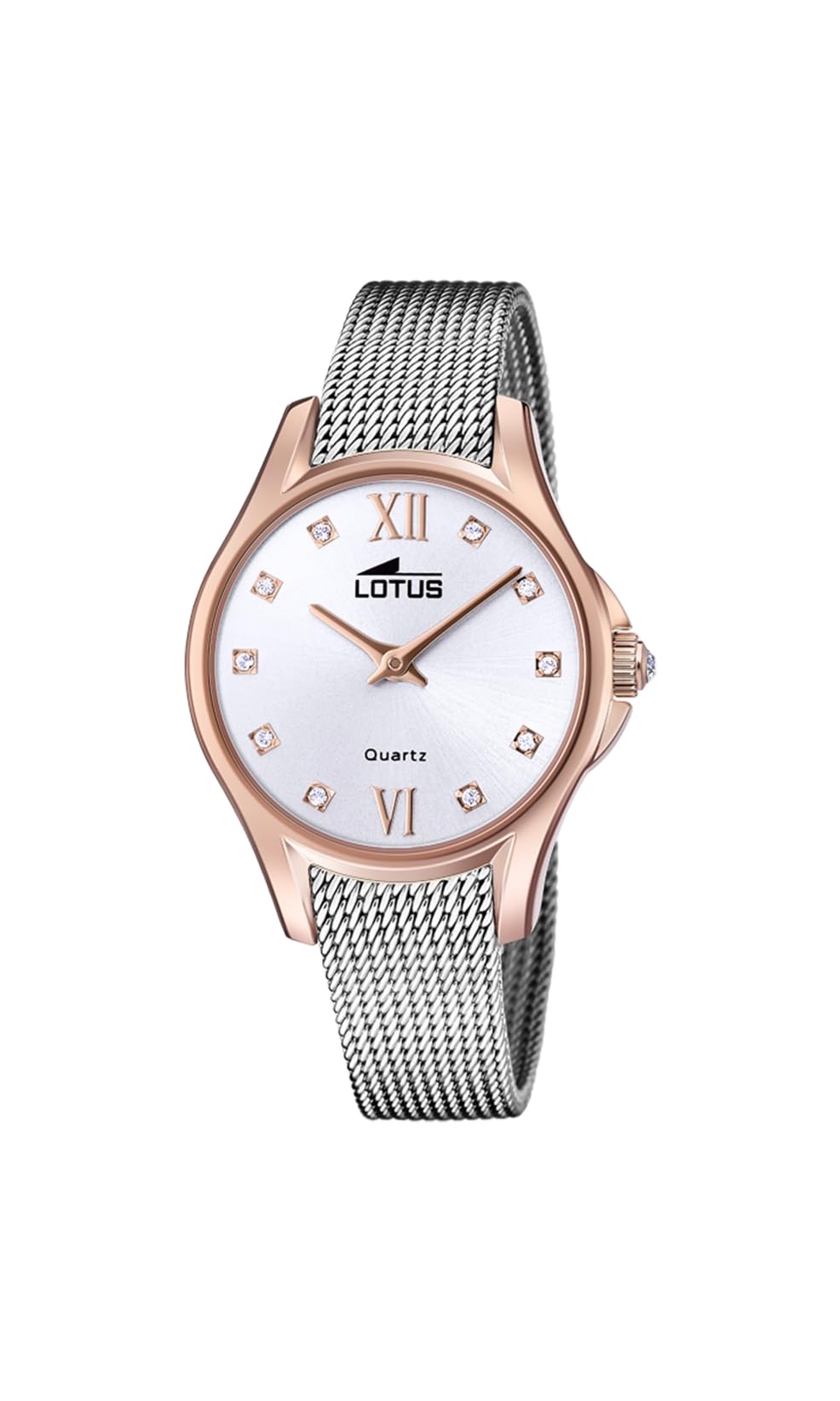 LOTUS Reloj Mujer 18824/1 Bliss Caja de Acero Inoxidable 316l Rosa Correa de Acero Inoxidable 316l Plateado