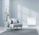 Emisor térmico 900W sin fluido, eficiente, seguro y compacto, ideal para calentar espacios reducidos y mantener una temperatura agradable.