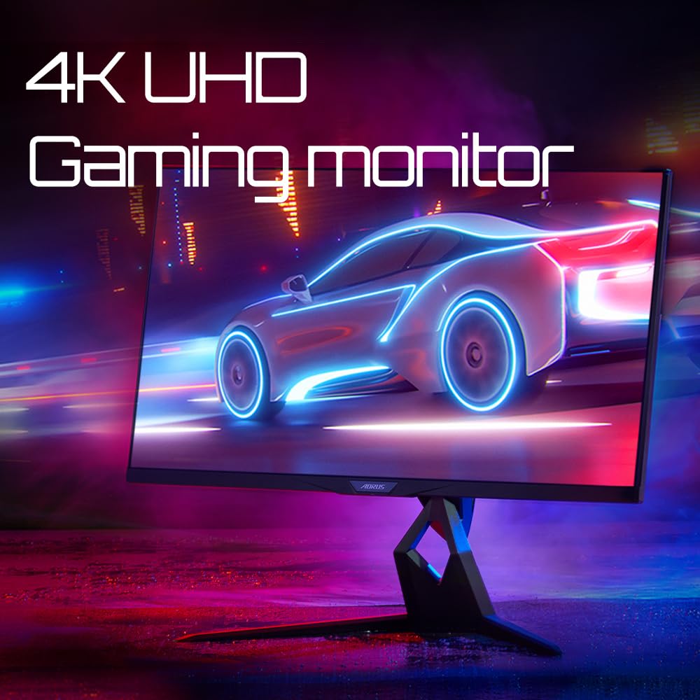 Gigabyte AORUS FI32U 31,5” Monitor de Juego Pro 4K - 3840 x 2160 (UHD), 144Hz, 1ms, 350 CD/m2, FreeSync Premium Pro, Display HDR400, HDMI 2.1, Displayport 1.4