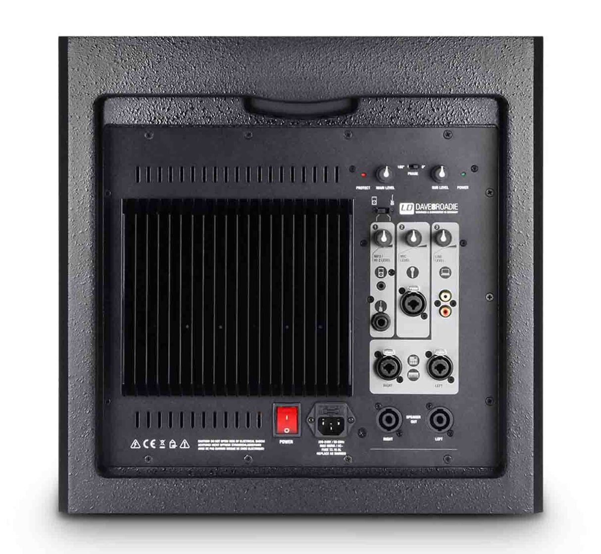 LD Systems DAVE 8 ROADIE - Sistema de PA activo portátil con mezclador de 3 canales