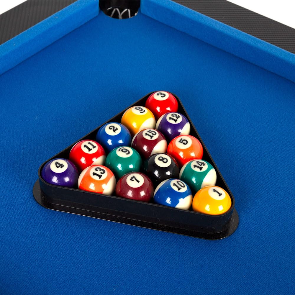 ColorBaby 85437 Mesa multijuegos Plegable, Billar y Ping Pong, 120x61x73 cm, De Madera, Incluye 2 Tacos, 16 Bolas, 1 Tiza, 1 Cepillo, 1 triángulo, 2 Palas, 1 Red y 3 Pelotas, 6 años y mas
