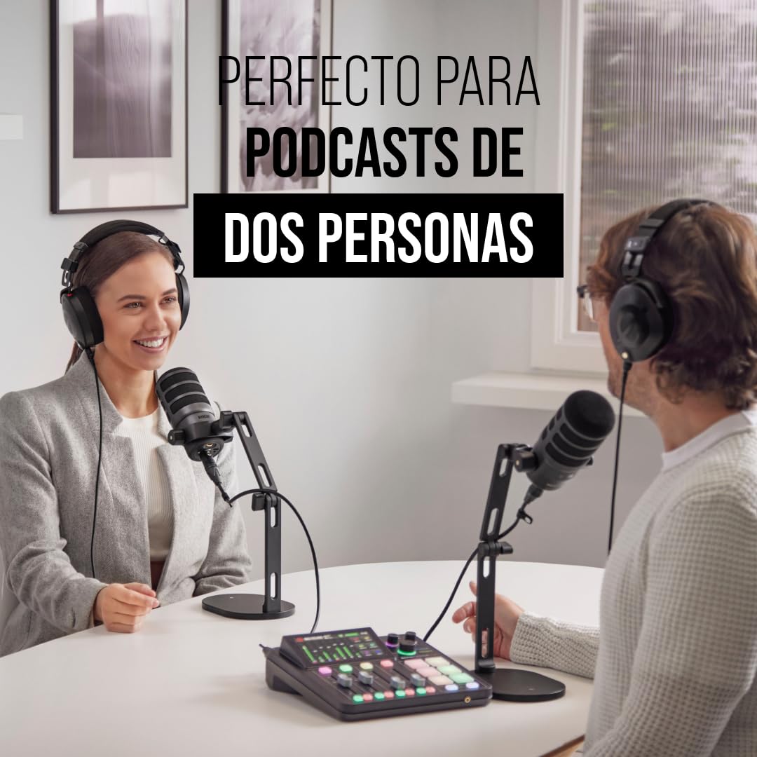 RØDECaster Duo Solución de producción todo en uno para podcasts, streaming, producción musical y creación de contenidos