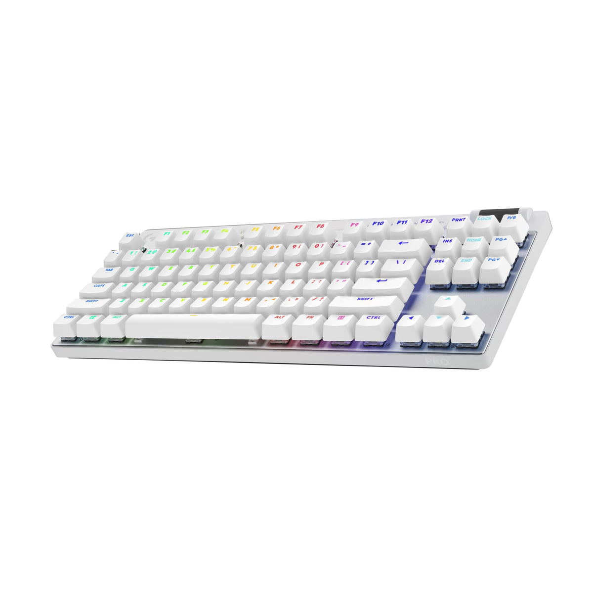 Logitech G Pro X TKL Lightspeed, Teclado inalámbrico para Gaming - Blanco - FRA Tactile