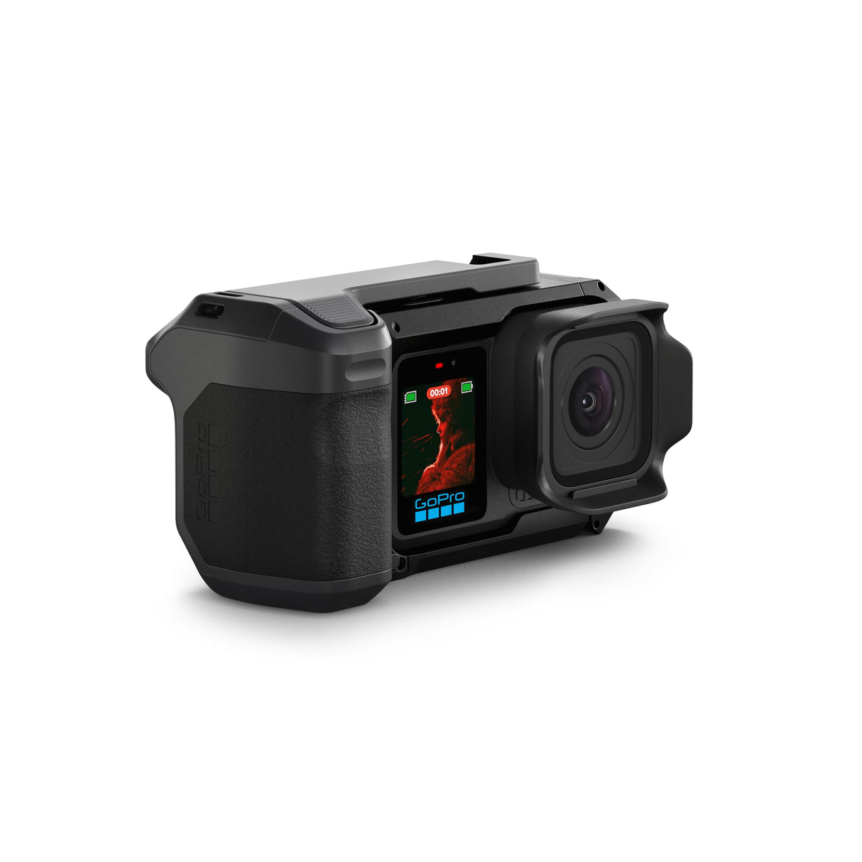 GoPro Mission 1 Pro Grip Edition - Incluye cámara Mission 1 Pro, empuñadura compacta, batería Enduro 2, Estuche de Transporte y Parasol Desmontable