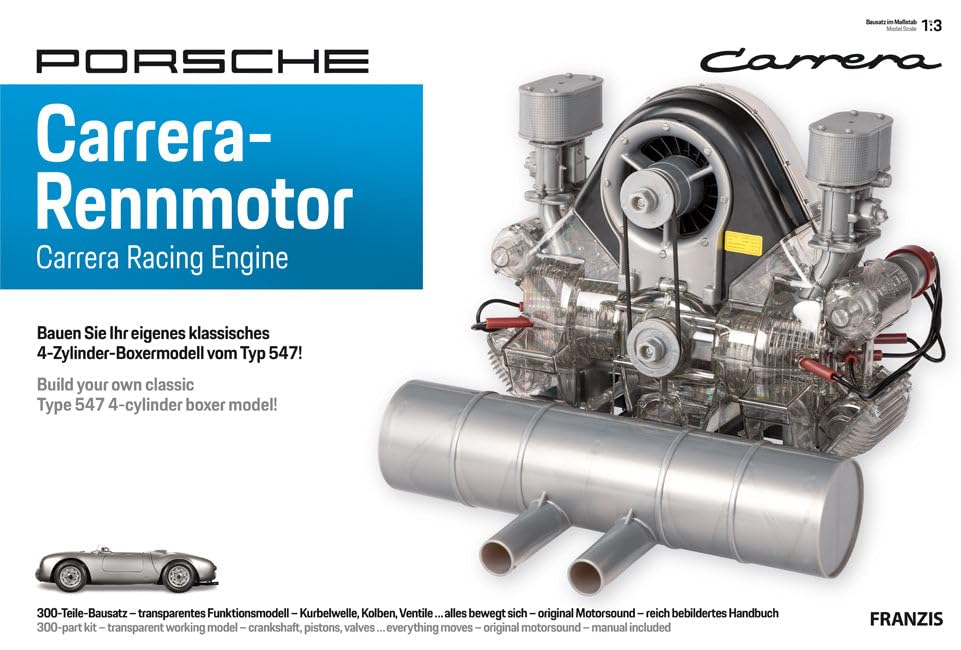 Franzis Verlag GmbH Porsche Carrera-Rennmotor: 4 Zylinder Boxermodell Vom Typ 547