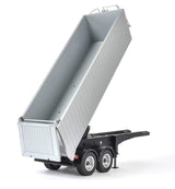 Carson 500907312 - Maqueta de camioneta de 2 Ejes (Escala 1:14), Color Plateado