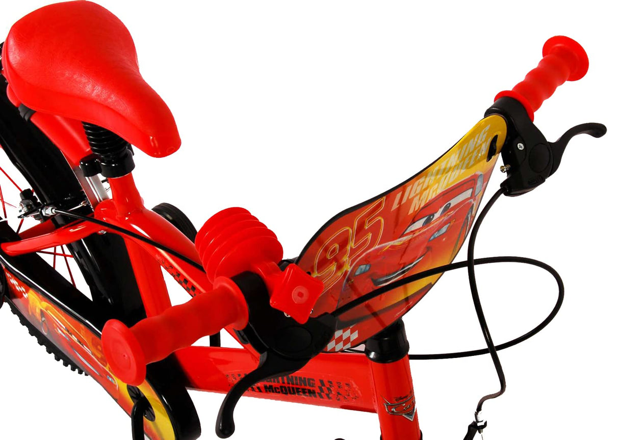 albri Bici Da Bambino Pollici Di Bicicleta de niño de 16 Pulgadas de Cars, Adultos Unisex, roja