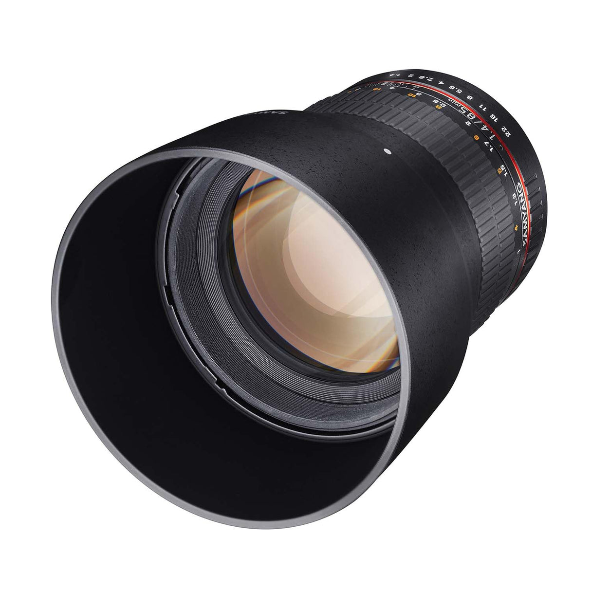 Samyang F1111203102 - Objetivo fotográfico DSLR para Nikon F Ae (Distancia Focal Fija 85mm, Apertura f/1.4-22 AS IF UMC, diámetro Filtro: 72mm), Negro