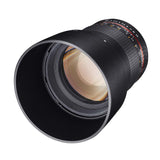 Samyang F1111203102 - Objetivo fotográfico DSLR para Nikon F Ae (Distancia Focal Fija 85mm, Apertura f/1.4-22 AS IF UMC, diámetro Filtro: 72mm), Negro