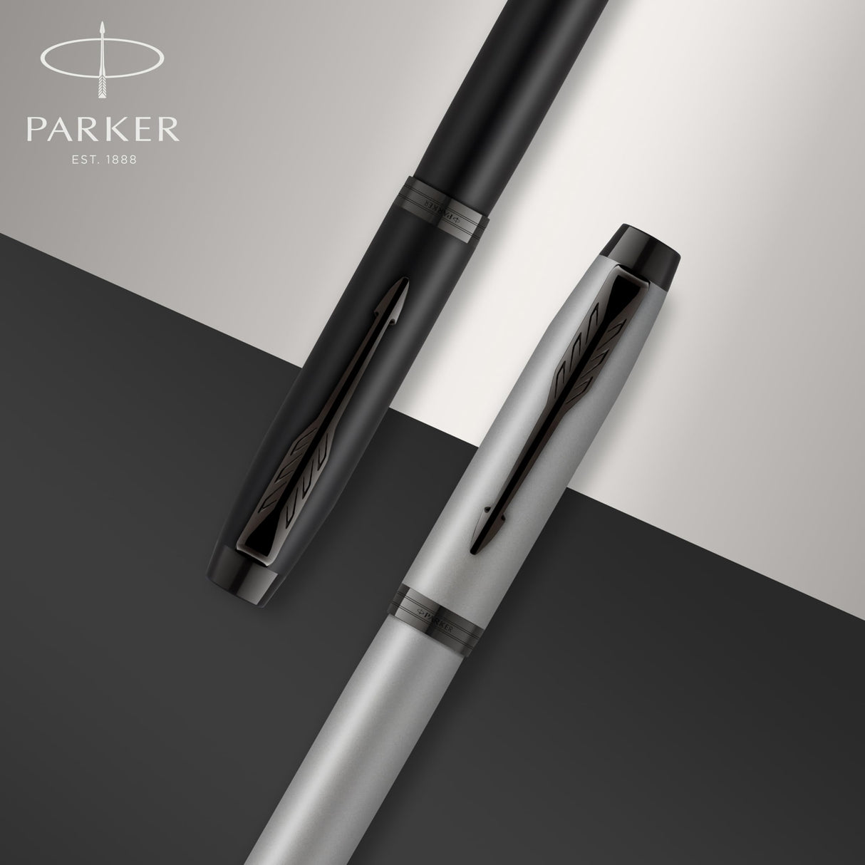PARKER IM, pluma estilográfica azul mate, con plumín fino y recambio de tinta azul (1931647)